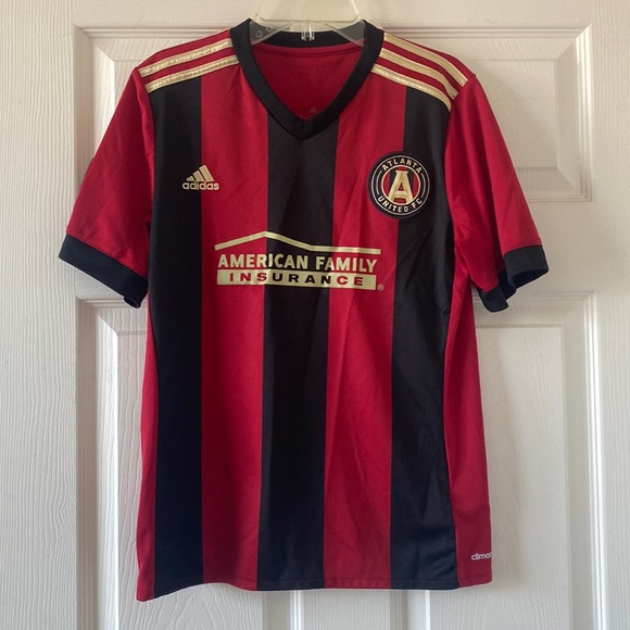 Atlanta United FC Adidas 2017 Inaugural Season Youth Large Embroidered Jersey - Picture 1 of 5